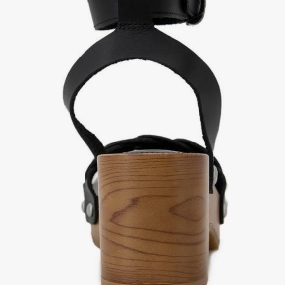 New Splendid Marie Platform Sandal size 7 in Black - Picture 3 of 4